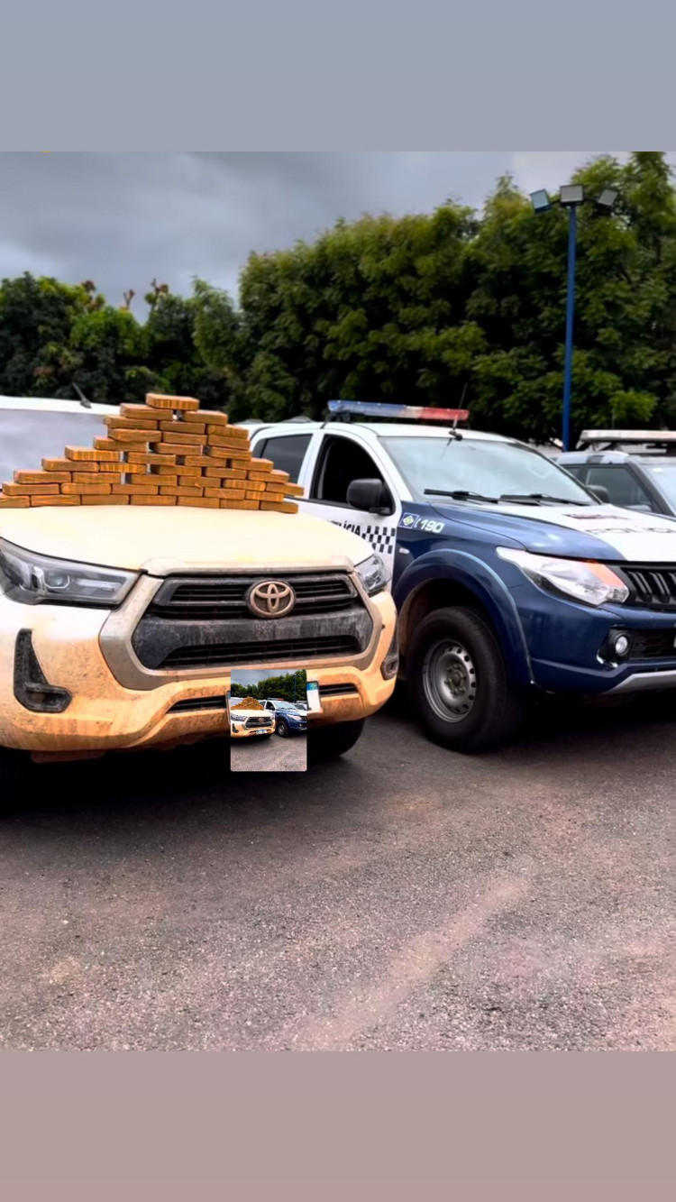 40 kg de cocaína são aprendidas pela Polícia Militar