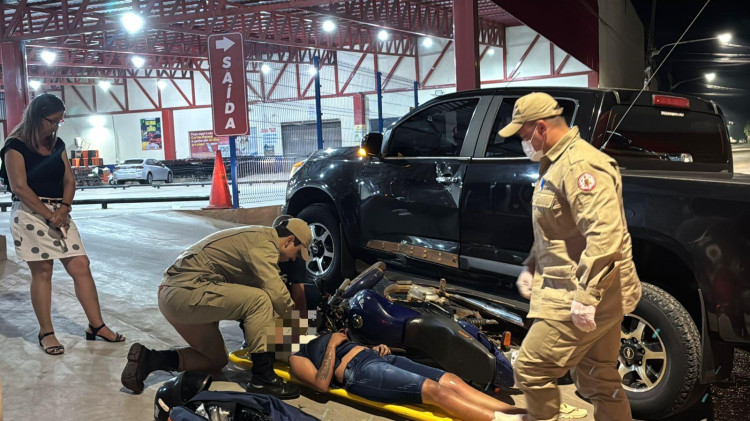 Acidente de trânsito na madrugada mobiliza Corpo de Bombeiros em Pontes e Lacerda