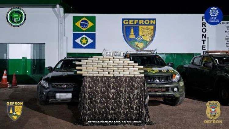 Operação Protetor das Divisas e Fronteiras apreende quase R$ 1 milhão em drogas em Pontes e Lacerda