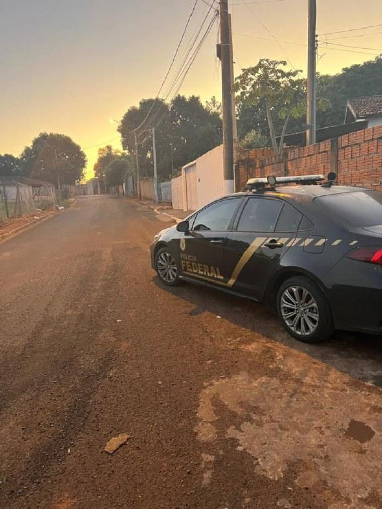 PF deflagra a operação para desarticular organização criminosa especializada em tráfico de drogas em Pontes e Lacerda