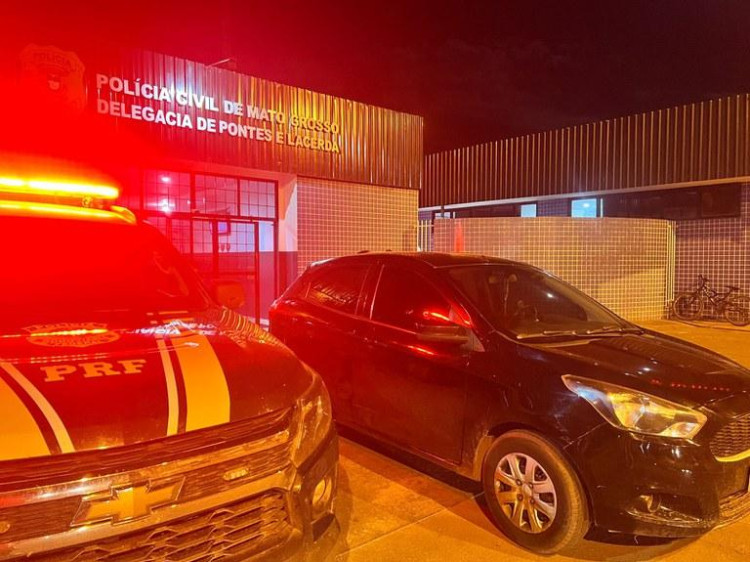 PRF recupera veículo roubado na Bahia durante fiscalização em Pontes e Lacerda