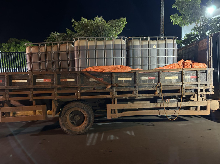 Cinco mil litros de diesel que seria levado para o garimpo são apreendidos pela polícia