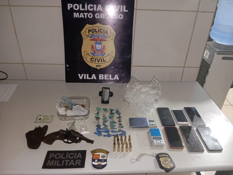 Ação conjunta das polícias militar e civil de vila bela frustra homicídio e prende membros de facção