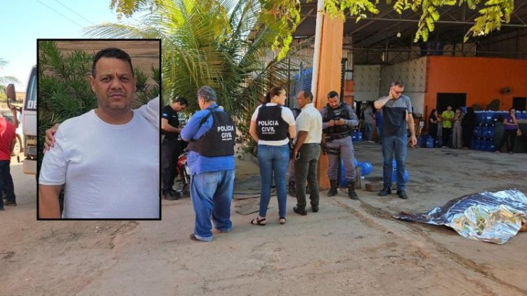 Bandido invade distribuidora em Cáceres e mata comerciante a tiros na frente do filho
