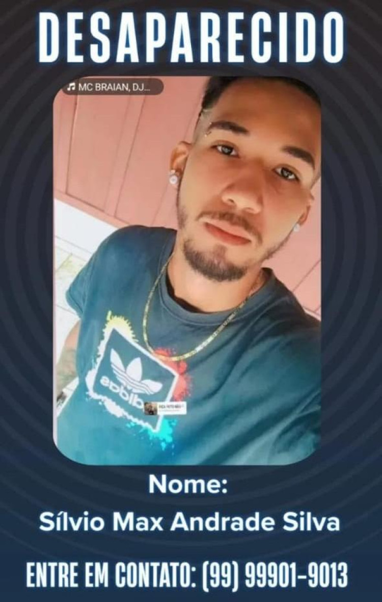 Comodoro: Família procura por Silvio Max Andrade Silva, desaparecido desde sábado