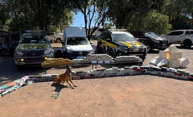 Drogas que sairam de São Jose dos Quatro Marcos são apreedidas pelo Gefron e PRF em Várzea Grande