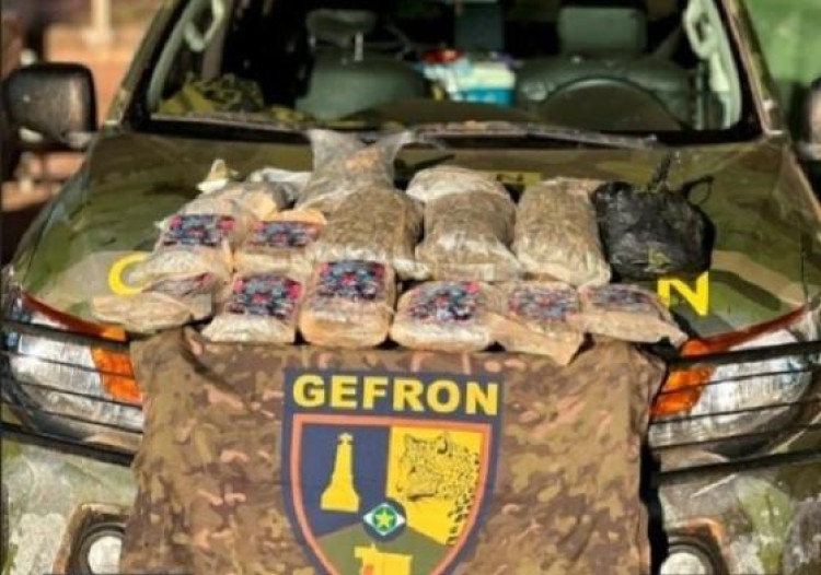 GEFRON e Força Tática Apreendem Mais de 16 Kg de Drogas na Fronteira em Pontes e Lacerda