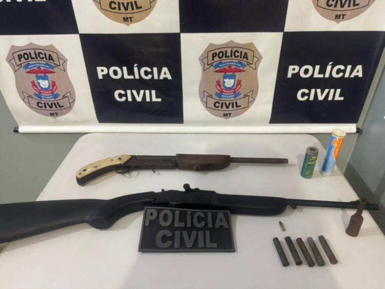 Polícia Civil prende condenado por homicídio com armas e munições na zona rural de Comodoro
