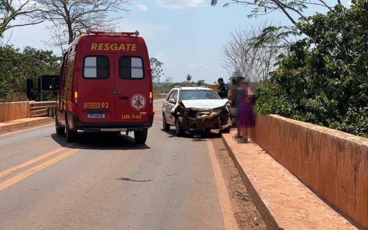 Motorista dorme ao volante e provoca acidente na BR-174B; ninguém ficou ferido