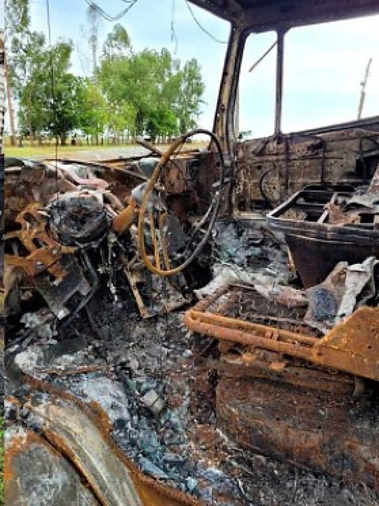 Criminosos Incendeiam Caminhão e Exigem R$ 100 Mil de Produtor em Lambari D'Oeste