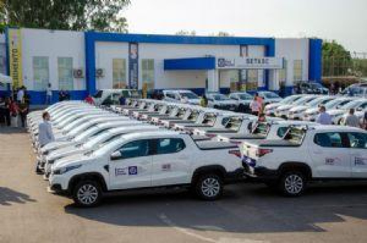 Governo de MT reforça rede de proteção social com entrega de 35 veículos a municípios: Curvelândia, Lambari D’Oeste e Rio Branco são contempladas