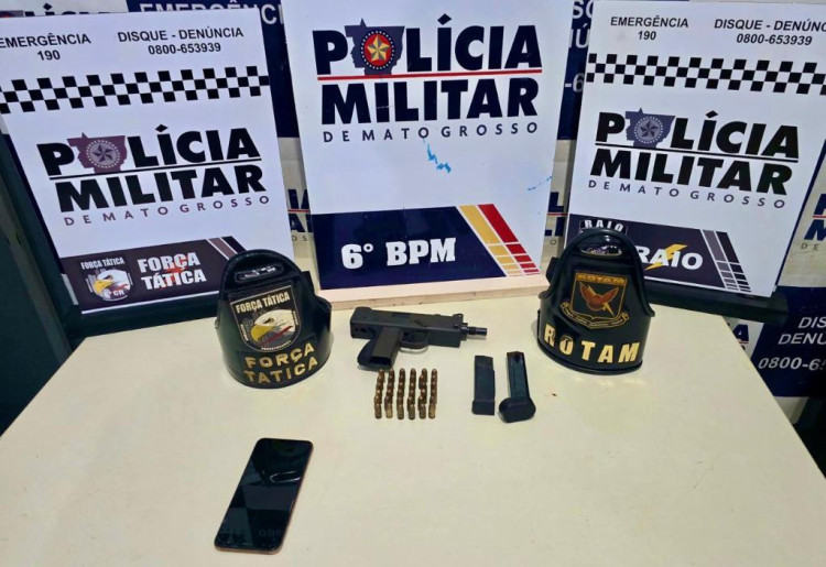 PM impede execução planejada por facção e apreende dois adolescentes armados em Cáceres