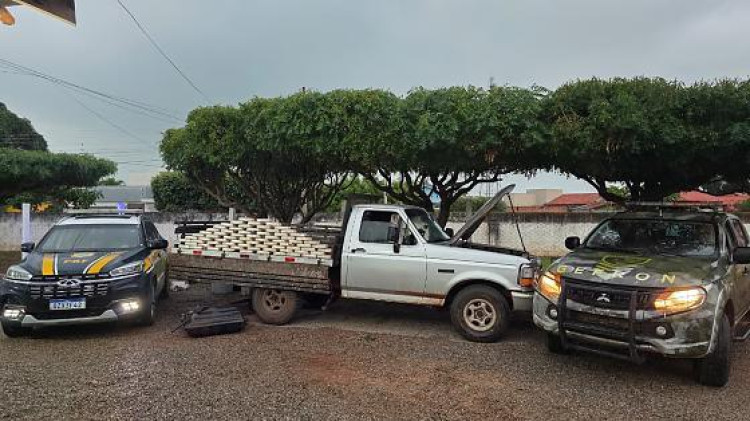 GEFRON e PRF apreendem 78 kg de cocaína em operação na fronteira com a Bolívia