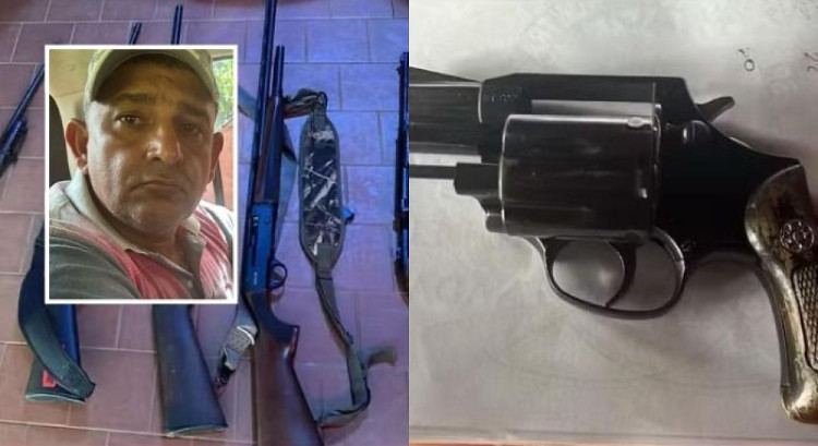 Após 16 anos foragido, assassino de ex-mulher e sogros é preso na Bolívia com 6 armas