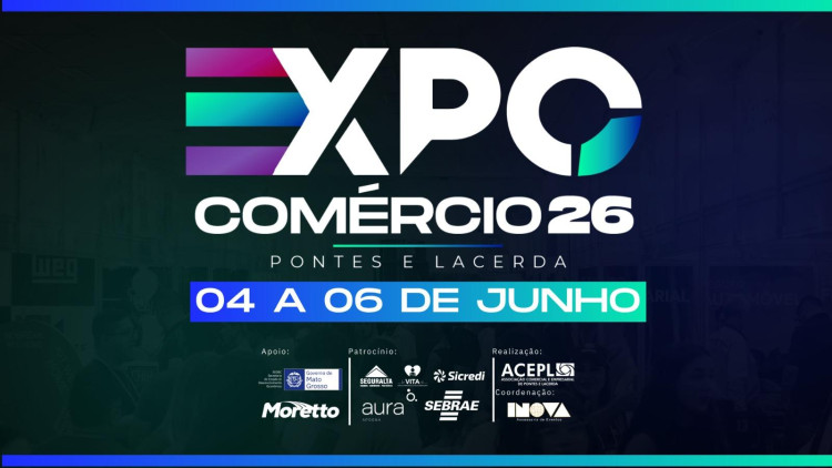 Expocomércio 2026 é lançada em Pontes e Lacerda com expectativa de grande público
