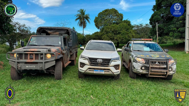 Homem é preso pelo gefron com carro roubado e diz que receberia r$ 4 mil para o transporte