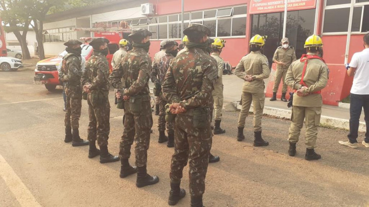 8ª Cia do Corpo de Bombeiros realiza solenidade de recepção à Militares do Exercito Brasileiro