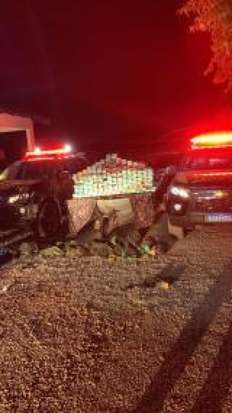 Ação conjunta apreende 122 kg de pasta base em Cáceres
