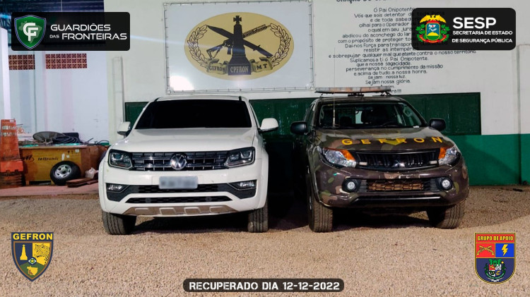 Amarok tomada de assalto em São Paulo e recuperada em Porto Esperedião