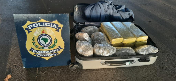 Droga de alto valor no mercado do tráfico é apreendida no Posto da 4ª Delegacia da PRF em Pontes e Lacerda