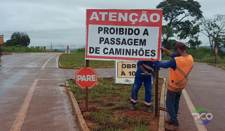 Estrada do Matão: caminhões são proibidos de trafegar, orienta empresa Rodocon