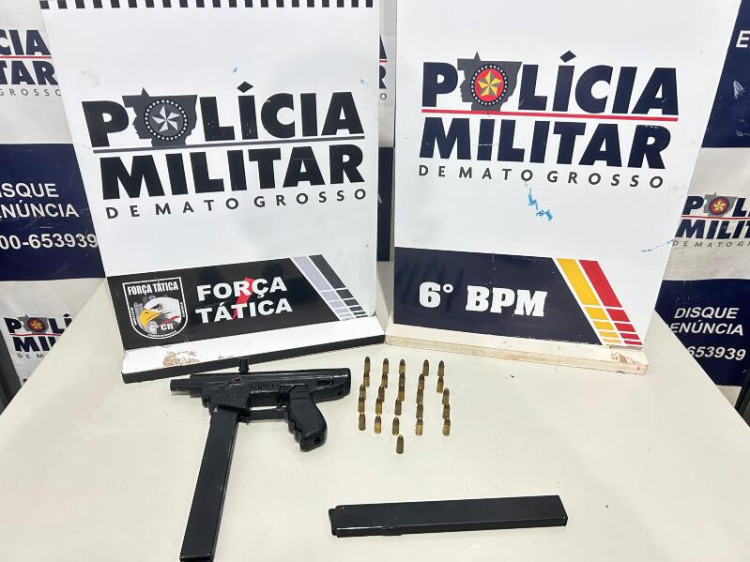 Faccionado usa submetralhadora para alvejar adolescente de 15 anos em Cáceres