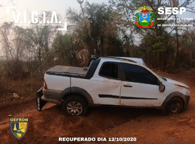 Gefron recupera veículo durante patrulha na MT-265