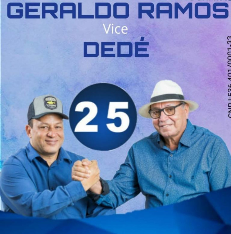 Geraldo Ramos é reeleito para prefeito no Vale de São Domingos com 51,37% dos votos. Confira o nome dos vereadores eleitos