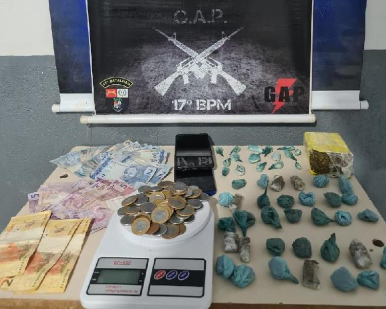 Integrante de organização criminosa é preso com 52 porções de drogas em Mirassol D’Oeste