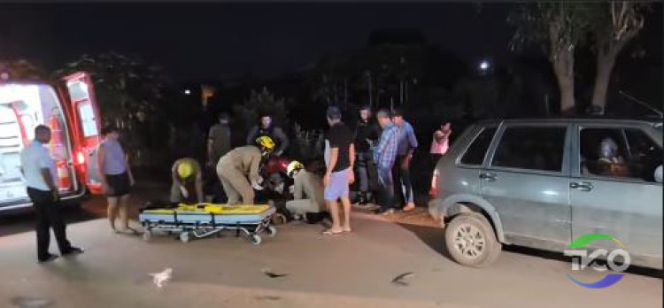 Mais um motociclista fica ferido no trânsito de Pontes e Lacerda