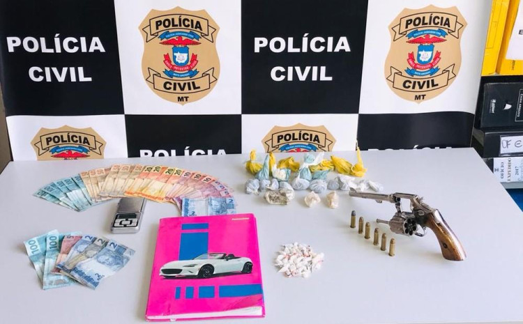 Mulheres no tráfico : Polícia Civil estoura” boca de fumo” em Nova Lacerda