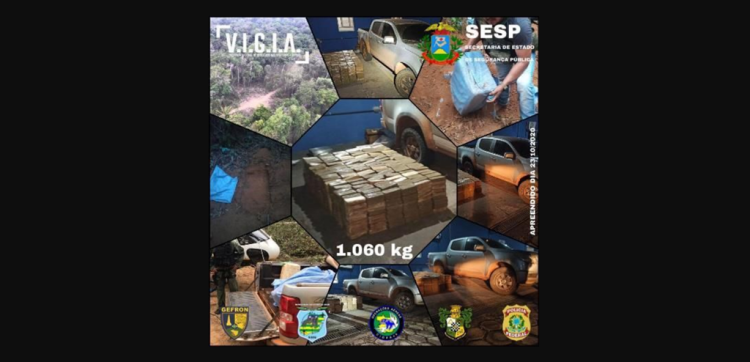 Operação conjunta resulta na apreensão de mais de uma tonelada de cocaína em Comodoro
