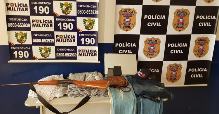 Suspeito de furtos cometidos em casas e comércio é detido em flagrante, em Comodoro