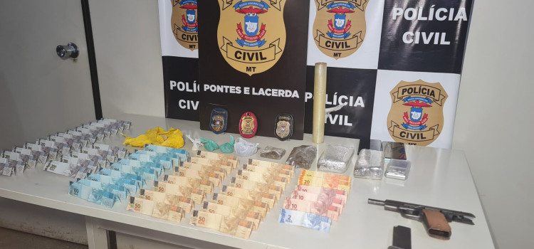 Tornozelado é preso por tráfico de drogas em Pontes e lacerda