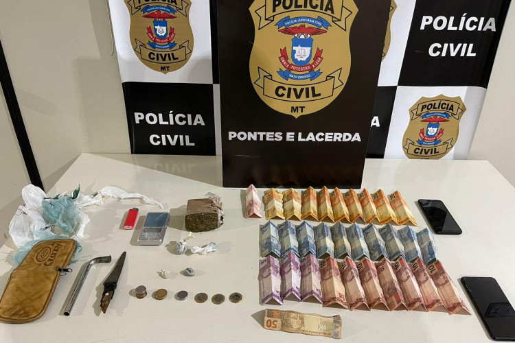 Homem é detido em flagrante em Pontes e Lacerda com um quilo de pasta base
