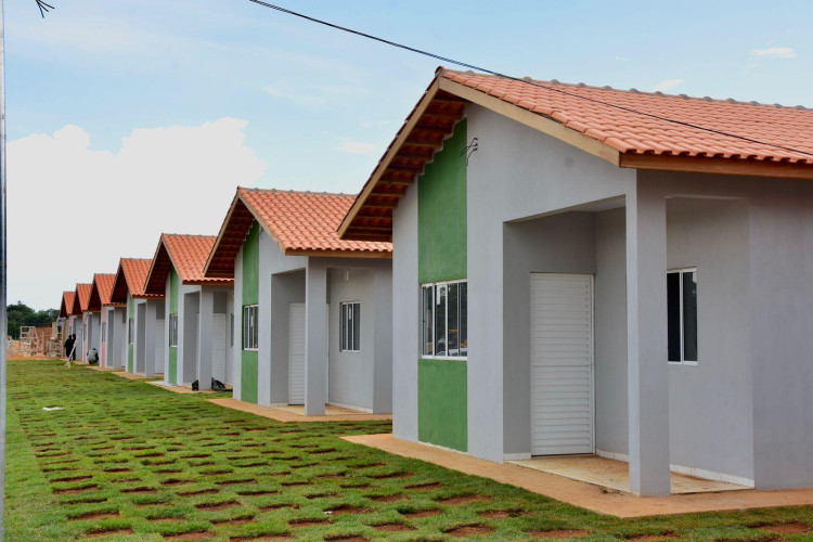 Casas populares do programa SER Família Habitação em Lucas do Rio Verde estão 40% concluídas