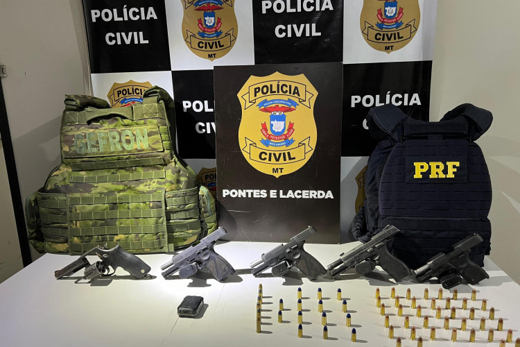 Suspeito de apoiar ação criminosa que resultou em latrocínio de segurança em mineradora é preso em flagrante em Pontes e Lacerda