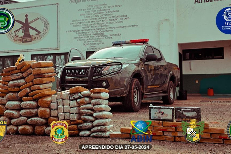 Quase meio milhão em drogas é retirada de circulação na fronteira