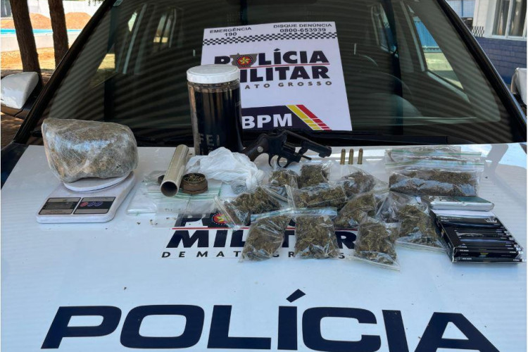 PM prende homem e apreende adolescente membros de facção por tentativa de homicídio