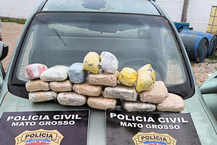 Vila Bela: Polícia Civil prende homem que transportava 18 tabletes de maconha trazidos da Bolívia