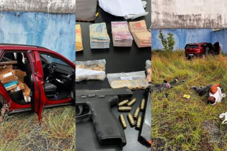Bandidos sequestram gerente e tentam furtar loja no CPA; 3 são presos