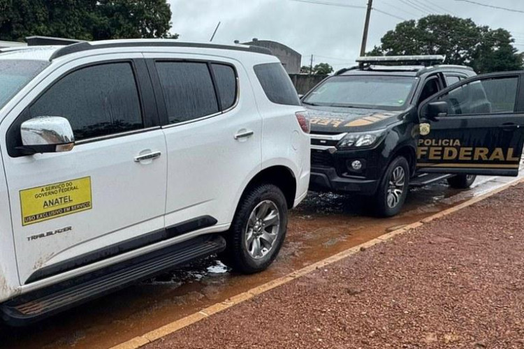 PF e Anatel combatem atividade clandestina de telecomunicações em Mato Grosso