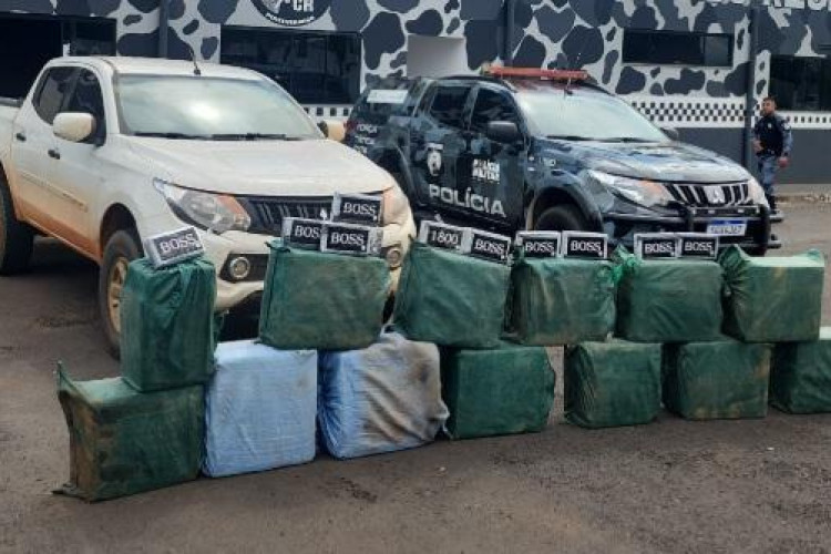 Força Tática apreende cerca de 600 quilos de cocaína avaliados em R$ 14,2 milhões