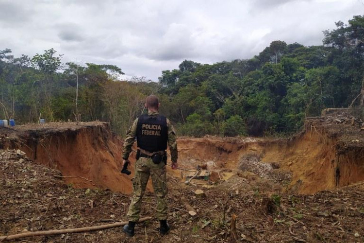 PF deflagra operação contra garimpo ilegal na Terra Indígena Sararé