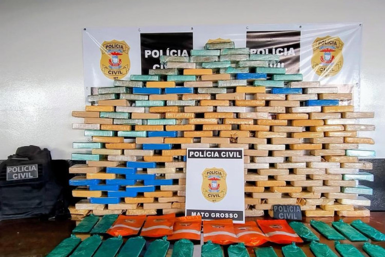 Polícia Civil apreende 194 tabletes de pasta base na região de fronteira; prejuízo às facções é de R$ 3,5 milhões