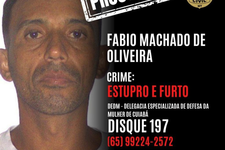Polícia Civil procura por homem que estuprava e furtava mulheres que conhecia pela internet