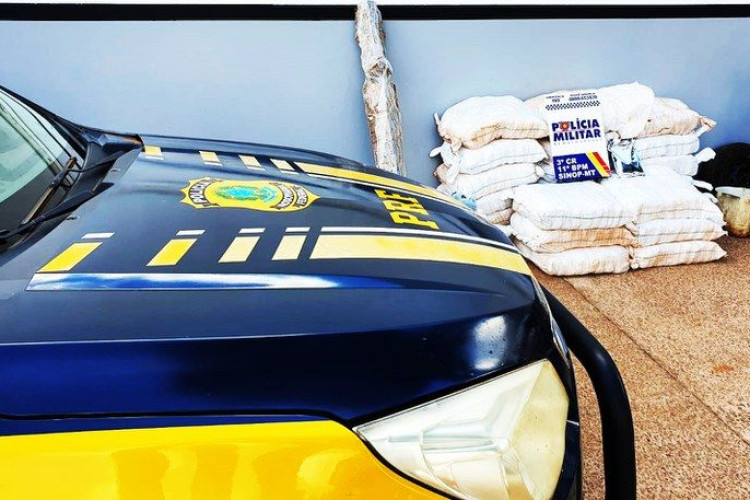 500 kg de agrotóxicos contrabandeados são apreendidos em ação conjunta entre PRF e PM-MT