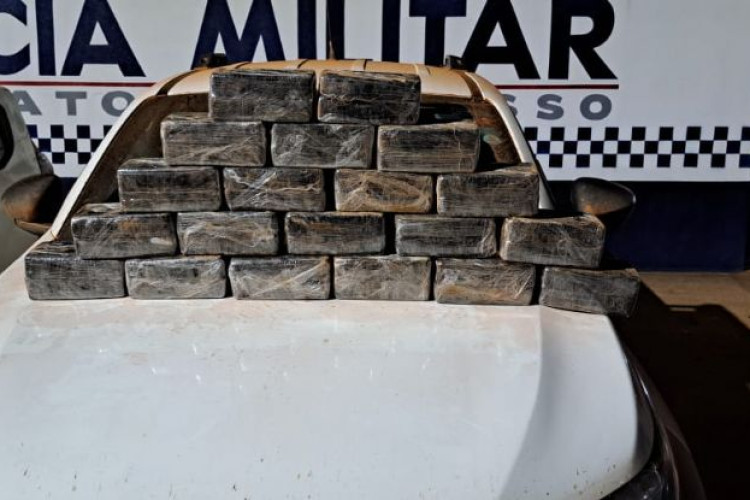 Ação integrada apreende 40 quilos de cocaína avaliados em quase R$ 5 milhões em MT