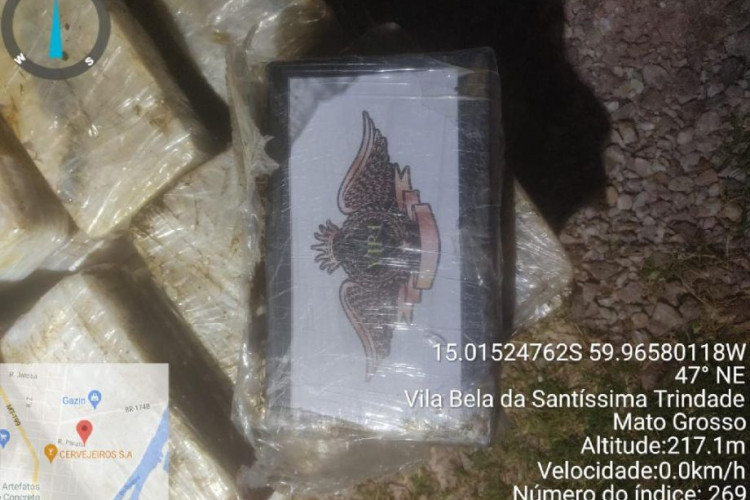 Ação integrada entre forças de segurança apreende 51 tabletes de cocaína pura em Vila Bela da Santíssima Trindade