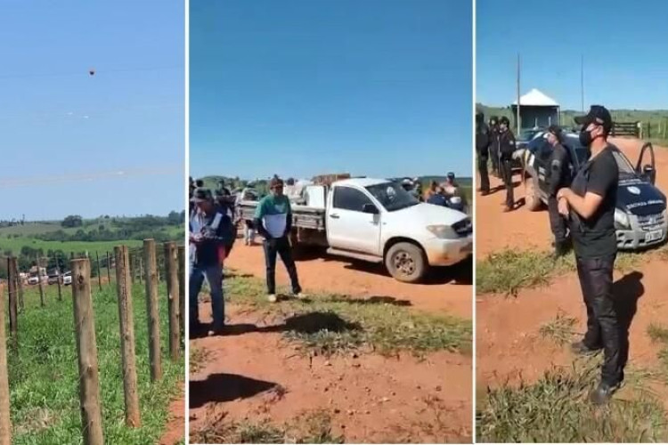 Araputanga: Bando tenta invadir fazenda em Mato Grosso e PM impede